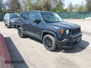 2016 Jeep Renegade Latitude with VIN ZACCJBBT0GPD04026, listed as a IAAI auction lot 42012920 with 182,076 mi miles. Bid and sale history available at carsss.com. Image 1.