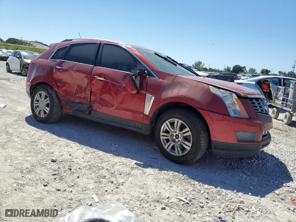 2015 Cadillac SRX Luxury Collection with VIN 3GYFNEE33FS550297, listed as a Copart auction lot 48572085 with 132,981 mi miles and Salvage Title. Bid and sale history available at carsss.com. Image 4.