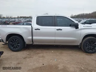 2021 Chevrolet Silverado 1500 Custom with VIN 3GCPYBEK2MG211442, listed as a IAAI auction lot 40985594 with 78,523 mi miles. Bid and sale history available at carsss.com. Image 13.