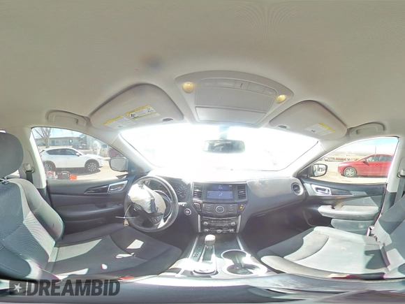 2020 Nissan Pathfinder SV with VIN 5N1DR2BM2LC606787, listed as a Copart auction lot 48697615 with 46,949 mi miles and Salvage title. Bid and sale history available at DreamBid. Image 14.
