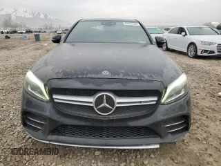 2020 Mercedes-Benz C 43 AMG with VIN 55SWF6EB6LU328288, listed as a Copart auction lot 85975124 with 58,815 mi miles and Salvage Title. Bid and sale history available at carsss.com. Image 5.