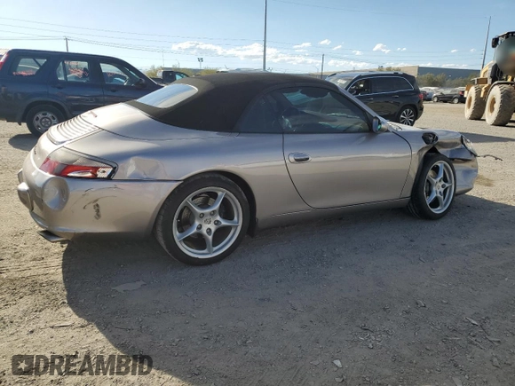 2003 Porsche 911 Carrera with VIN WP0CA29943S652331, listed as a Copart auction lot 50918655 with 57,479 mi miles and Salvage Title. Bid and sale history available at carsss.com. Image 3.