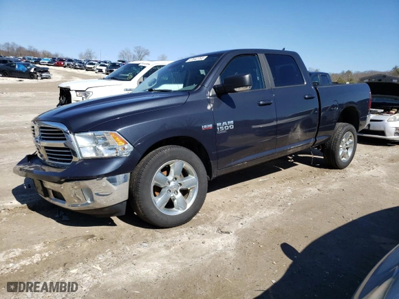 2019 Ram 1500 Classic SLT with VIN 1C6RR7TT9KS654778, listed as a Copart auction lot 47842755 with 68,669 mi miles and Salvage Title. Bid and sale history available at carsss.com. Image 1.