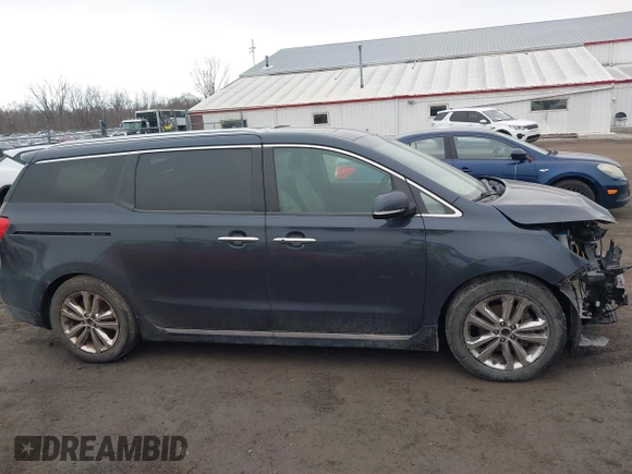 2016 Kia Sedona SX-L with VIN KNDME5C13G6112674, listed as a IAAI auction lot 41711275 with 154,337 mi miles and . Bid and sale history available at carsss.com. Image 13.