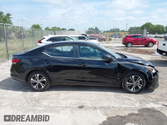 2023 Nissan Sentra SV with VIN 3N1AB8CV8PY240761, listed as a IAAI auction lot 42115618 with 49,078 mi miles. Bid and sale history available at carsss.com. Image 13.