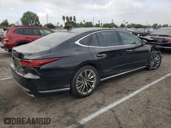 2021 Lexus LS 500 z VIN JTHD51FF3M5014289, wystawiony jako Copart lot #71442284 z przebiegiem 6 893 mil mil oraz Szkoda całkowita • Salvage title. Historia ofert i sprzedaży dostępna na DreamBid. Obrazek 3.