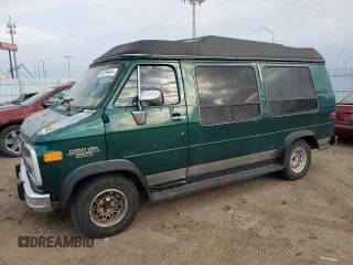1995 Chevrolet Chevy Van z VIN 1GBEG25K8SF209126, wystawiony jako Copart lot #86254464 z przebiegiem 161 683 mil mil oraz Tytuł czysty. Historia ofert i sprzedaży dostępna na DreamBid. Obrazek 1.