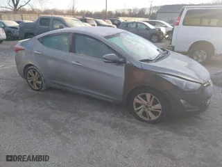 2014 Hyundai Elantra SE with VIN KMHDH4AE7EU161288, listed as a IAAI auction lot 41465502 with 221,041 mi miles. Bid and sale history available at carsss.com. Image 1.