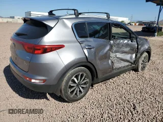 2017 Kia Sportage EX with VIN KNDPN3AC1H7225234, listed as a Copart auction lot 57290225 with 23,813 mi miles and Salvage title. Bid and sale history available at DreamBid. Image 3.