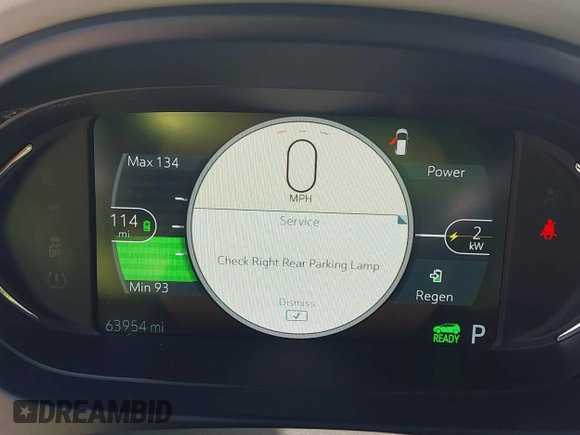 2019 Chevrolet Bolt EV Premier with VIN 1G1FZ6S06K4138078, listed as a IAAI auction lot 42324524 with 63,954 mi miles and . Bid and sale history available at DreamBid. Image 7.