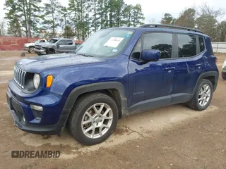 2020 Jeep Renegade Latitude with VIN ZACNJABBXLPM00506, listed as a IAAI auction lot 41180614 with 97,279 mi miles. Bid and sale history available at carsss.com. Image 17.