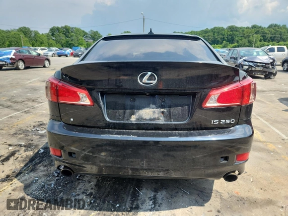 2011 Lexus IS 250 with VIN JTHCF5C28B5044712, listed as a Copart auction lot 62860335 with 126,814 mi miles and Salvage title. Bid and sale history available at DreamBid. Image 6.