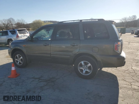 2006 Honda Pilot EX with VIN 5FNYF28496B004482, listed as a Copart auction lot 49183715 with 144,589 mi miles and Salvage Title. Bid and sale history available at DreamBid. Image 2.