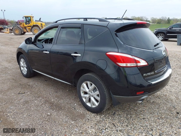 2011 Nissan Murano SV with VIN JN8AZ1MWXBW185399, listed as a IAAI auction lot 42060072 with 170,587 mi miles. Bid and sale history available at carsss.com. Image 3.
