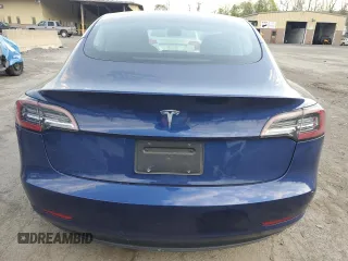 2023 Tesla Model 3 with VIN 5YJ3E1EA0PF550980, listed as a Copart auction lot 53725485 with 23,900 mi miles and Salvage Title. Bid and sale history available at carsss.com. Image 6.