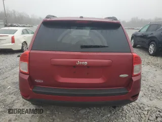 2012 Jeep Compass Latitude with VIN 1C4NJCEAXCD651896, listed as a Copart auction lot 86442794 with 92,181 mi miles and Salvage Title. Bid and sale history available at DreamBid. Image 6.