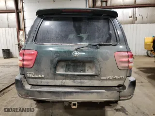 2001 Toyota Sequoia Limited with VIN 5TDBT48A01S021269, listed as a Copart auction lot 43357095 with 305,173 mi miles and Salvage Title. Bid and sale history available at carsss.com. Image 6.