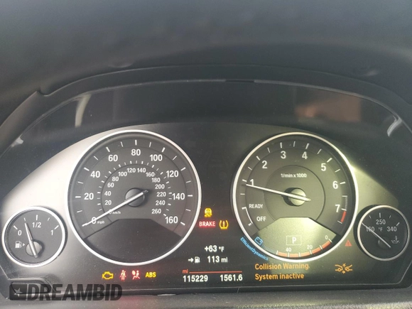 2018 BMW 4 Series 440i with VIN WBA4Z5C53JEA32814, listed as a Copart auction lot 82562324 with 115,229 mi miles and Salvage title. Bid and sale history available at DreamBid. Image 9.