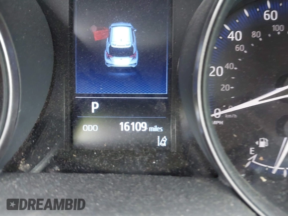 2020 Toyota C-HR LE with VIN JTNKHMBX1L1077246, listed as a IAAI auction lot 42045560 with 16,109 mi miles. Bid and sale history available at carsss.com. Image 16.