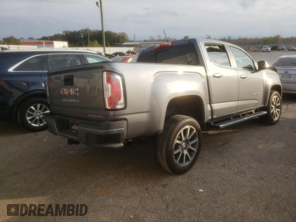 2021 GMC Canyon 4WD Denali with VIN 1GTG6EEN4M1119278, listed as a Copart auction lot 65346702 with 37,245 mi miles and Salvage Title. Bid and sale history available at carsss.com. Image 4.