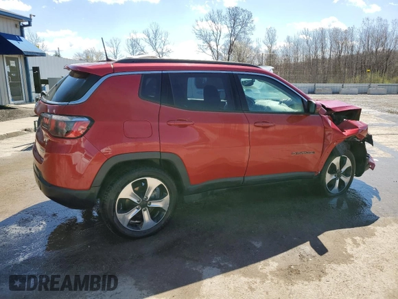 2017 Jeep Compass Latitude с VIN 3C4NJCBB3HT632430, выставлен на аукционе Copart как лот 50338645 с пробегом 78 313 миль миль и Списание • Salvage title. История ставок и продаж доступна на DreamBid. Изображение 3.
