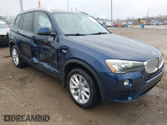 2016 BMW X3 xDrive28i with VIN 5UXWX9C50G0D93673, listed as a IAAI auction lot 42002663 with 79,913 mi miles and . Bid and sale history available at DreamBid. Image 1.