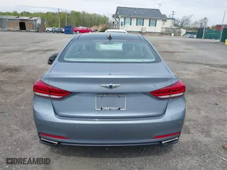 2016 Hyundai Genesis 3.8L with VIN KMHGN4JE9GU144078, listed as a IAAI auction lot 42005889 with 117,489 mi miles. Bid and sale history available at carsss.com. Image 16.