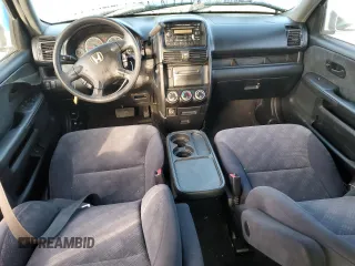 2005 Honda CR-V EX with VIN JHLRD788X5C022255, listed as a Copart auction lot 46299875 with 187,804 mi miles and Salvage Title. Bid and sale history available at carsss.com. Image 8.