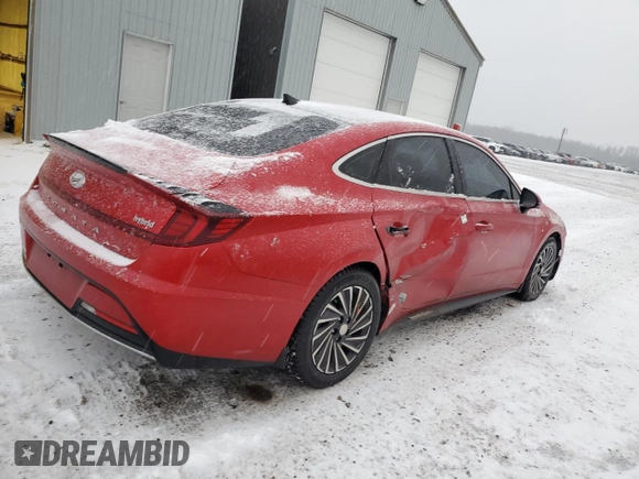 2020 Hyundai Sonata Hybrid Ultimate with VIN KMHL34JJ1LA010906, listed as a Copart auction lot 83382954 with 177,537 mi miles and Clean Title. Bid and sale history available at carsss.com. Image 3.