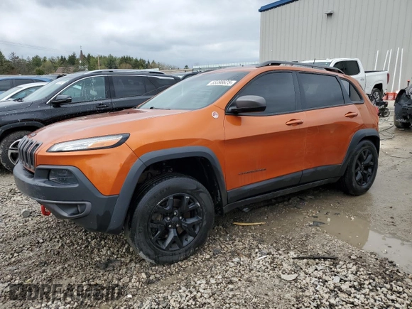 2016 Jeep Cherokee Trailhawk z VIN 1C4PJMBS6GW134052, wystawiony jako Copart lot #55398625 z przebiegiem 158 742 mil mil oraz Nie do naprawy • Non repairable. Historia ofert i sprzedaży dostępna na DreamBid. Obrazek 1.