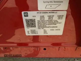 2023 Cadillac XT5 FWD Premium Luxury with VIN 1GYKNCR44PZ169259, listed as a Copart auction lot 66371794 with 13,319 mi miles and Salvage Title. Bid and sale history available at carsss.com. Image 15.