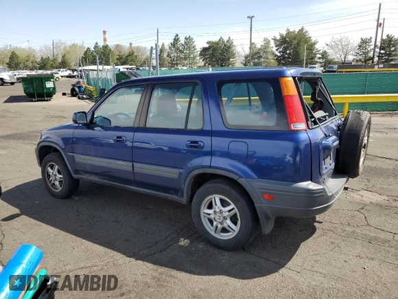 1999 Honda CR-V EX with VIN JHLRD1861XC081726, listed as a Copart auction lot 53368485 with 167,373 mi miles and Salvage Title. Bid and sale history available at carsss.com. Image 2.