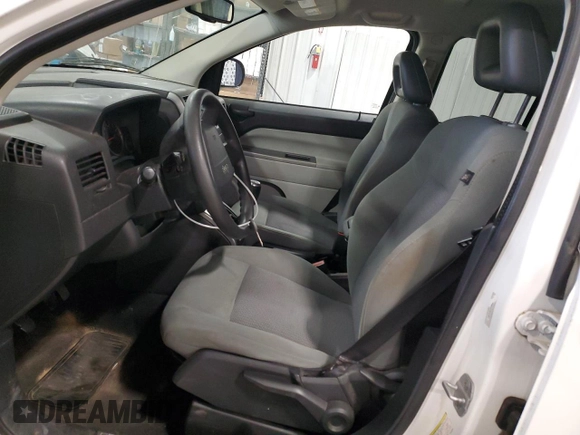 2007 Jeep Compass Sport with VIN 1J8FF47W17D188596, listed as a Copart auction lot 45799335 with 141,636 mi miles and Salvage Title. Bid and sale history available at carsss.com. Image 7.