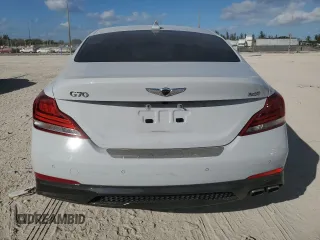 2020 Genesis G70 2.0T with VIN KMTG34LA9LU046717, listed as a Copart auction lot 45105765 with 65,034 mi miles and Non repairable. Bid and sale history available at DreamBid. Image 6.