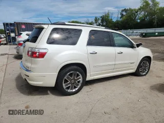 2012 GMC Acadia Denali with VIN 1GKKVTED1CJ235906, listed as a Copart auction lot 61618405 with 140,553 mi miles and Salvage title. Bid and sale history available at DreamBid. Image 3.