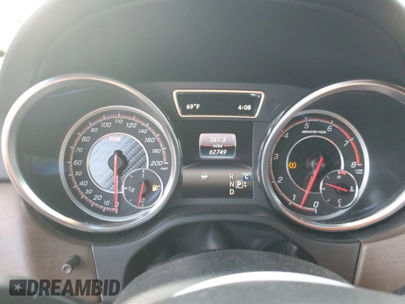 2018 Mercedes-Benz GLS 63 AMG with VIN 4JGDF7FE5JB060580, listed as a Copart auction lot 74040014 with 62,749 mi miles and Salvage title. Bid and sale history available at DreamBid. Image 9.