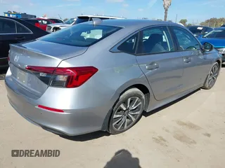 2022 Honda Civic Sedan EX with VIN 2HGFE1F79NH327295, listed as a IAAI auction lot 41718620 with 26,624 mi miles. Bid and sale history available at carsss.com. Image 4.