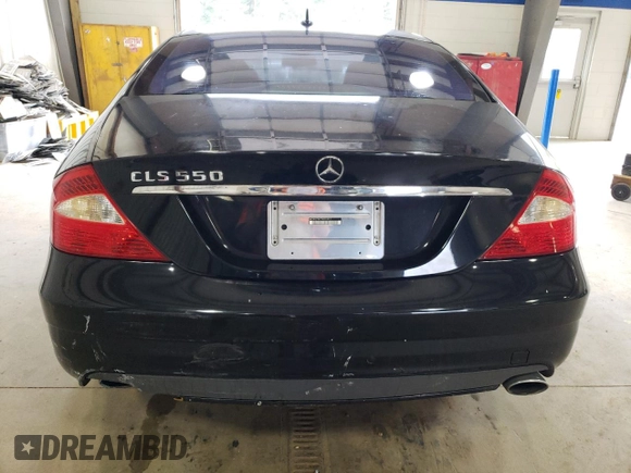 2007 Mercedes-Benz CLS-Class 5.5L with VIN WDDDJ72X77A091912, listed as a Copart auction lot 72378144 with 0 mi miles and Salvage Title. Bid and sale history available at carsss.com. Image 6.