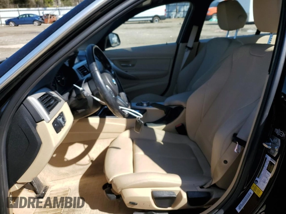2015 BMW 3 Series 320i with VIN WBA3B1C50FK137793, listed as a Copart auction lot 49381875 with 57,874 mi miles and Salvage Title. Bid and sale history available at carsss.com. Image 7.