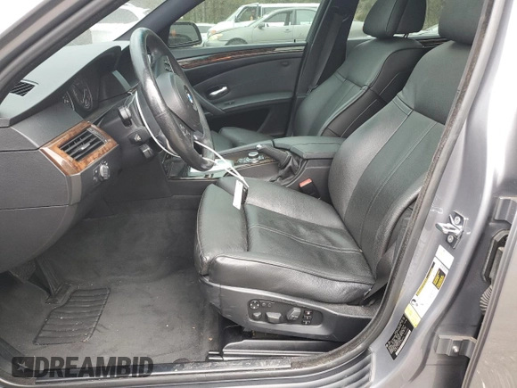 2009 BMW 5 Series 550i with VIN WBANW53529CT55446, listed as a Copart auction lot 78631374 with 125,375 mi miles and Salvage Title. Bid and sale history available at carsss.com. Image 7.