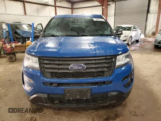 2019 Ford Police Interceptor Utility z VIN 1FM5K8AT6KGB15702, wystawiony jako Copart lot #47269055 z przebiegiem 106 958 mil mil oraz Czysty tytuł • Clean title. Historia ofert i sprzedaży dostępna na DreamBid. Obrazek 5.