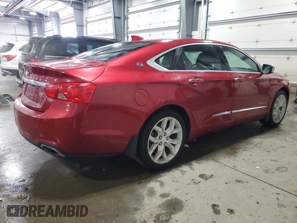 2015 Chevrolet Impala LTZ with VIN 1G1155SL4FU101157, listed as a Copart auction lot 45894775 with 132,570 mi miles and Salvage Title. Bid and sale history available at DreamBid. Image 3.