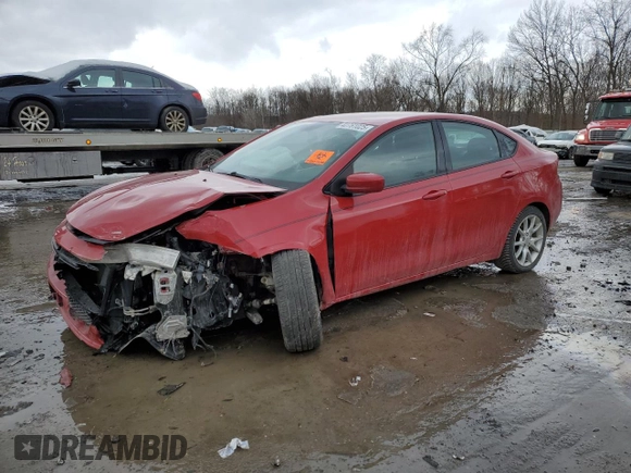 2013 Dodge Dart SXT with VIN 1C3CDFBA5DD296100, listed as a Copart auction lot 42761025 with 112,118 mi miles and Salvage Title. Bid and sale history available at DreamBid. Image 1.