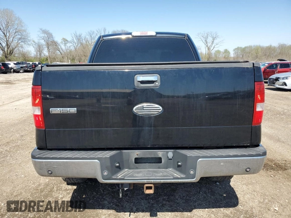 2007 Ford F-150 XLT with VIN 1FTPW14V47KC57993, listed as a Copart auction lot 53583765 with 156,109 mi miles and Salvage Title. Bid and sale history available at DreamBid. Image 6.