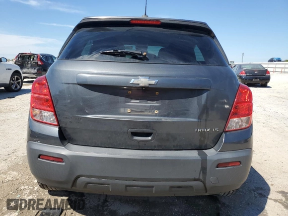 2016 Chevrolet Trax LS with VIN 3GNCJKSB6GL237035, listed as a Copart auction lot 50499105 with 157,542 mi miles and Salvage Title. Bid and sale history available at carsss.com. Image 6.