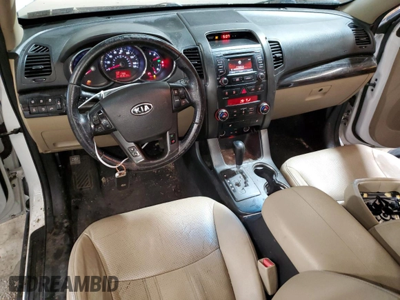 2013 Kia Sorento EX with VIN 5XYKUDA23DG316917, listed as a Copart auction lot 53430435 with 163,533 mi miles and Salvage Title. Bid and sale history available at carsss.com. Image 8.