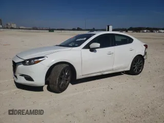 2018 Mazda 3 Touring with VIN 3MZBN1V34JM173759, listed as a Copart auction lot 47112545 with Not Provided miles and Salvage Title. Bid and sale history available at DreamBid. Image 1.