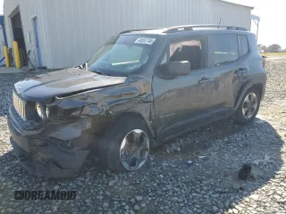2018 Jeep Renegade Sport with VIN ZACCJAAB1JPG74833, listed as a Copart auction lot 48557745 with 128,259 mi miles and Salvage title. Bid and sale history available at DreamBid. Image 1.