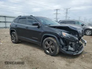 2019 Jeep Cherokee Limited z VIN 1C4PJMDX2KD308860, wystawiony jako Copart lot #54205025 z przebiegiem 65 492 mil mil oraz Szkoda całkowita • Salvage title. Historia ofert i sprzedaży dostępna na DreamBid. Obrazek 4.