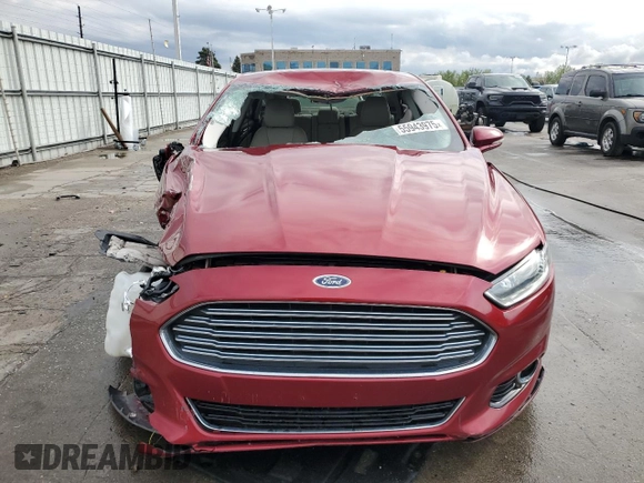2015 Ford Fusion Titanium Hybrid with VIN 3FA6P0RUXFR247357, listed as a Copart auction lot 55943975 with 112,278 mi miles and Salvage title. Bid and sale history available at DreamBid. Image 5.